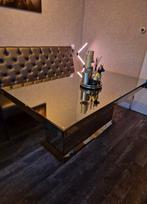 Gratis af te halen ! Erik Kuster style eettafel, Ophalen, Gebruikt, Glas, 150 tot 200 cm
