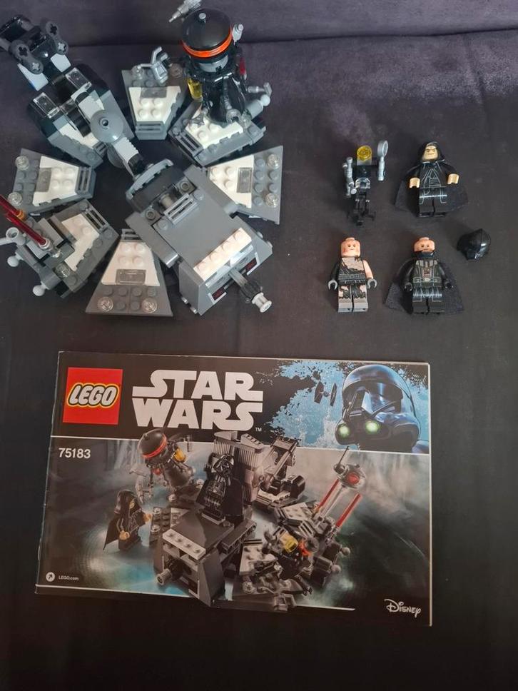 Lego Star Wars 75183 Darth Vader Transformation, Kinderen en Baby's, Speelgoed | Duplo en Lego, Zo goed als nieuw, Lego, Complete set