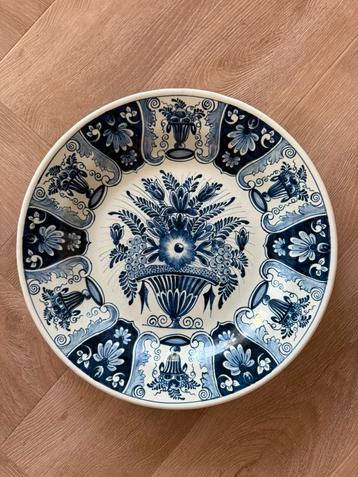 Delfts Blauw wandbord 33cm beschikbaar voor biedingen
