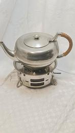RVS Daalderop KMD theepot met Bredemeyer rechaud (pit), Ophalen of Verzenden, Gebruikt