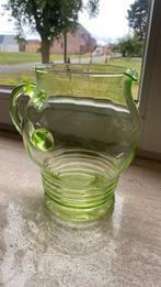 Glazen Uranium karaf water kan, Ophalen of Verzenden