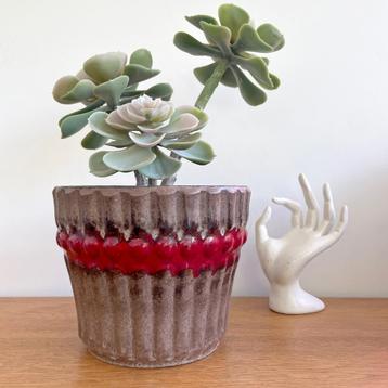 vintage West Germany BLOEMPOT groot 18,5 cm MidCentury retro beschikbaar voor biedingen