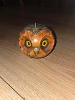 Alabaster Uil Handgesneden Italië, Antiek en Kunst, Ophalen of Verzenden