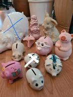 Verzameling varken spaarpot. Nieuw /z.g.a.n., Ophalen of Verzenden, Nieuw, Boerderijdier, Beeldje of Figuurtje