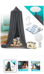 bedhemel antraciet, Kinderen en Baby's, Kinderkamer | Inrichting en Decoratie, Ophalen, Nieuw