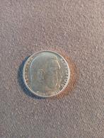 2 reichsmark 1938B zilver en in top conditie ww2 nazi hitler, Ophalen of Verzenden, Duitsland, Losse munt, Zilver