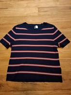 T-shirt H&M divided maat L donkerblauw, Ophalen of Verzenden, Zo goed als nieuw, Blauw, Korte mouw