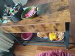 Mooi houten wandkastje, tafeltje, Huis en Inrichting, 100 tot 150 cm, Ophalen of Verzenden, Zo goed als nieuw, 25 tot 50 cm