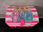 TOP Model sieradendoos / beautycase, Met spiegeltje(s), Ophalen of Verzenden, Zo goed als nieuw, Roze