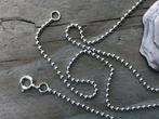 Echt Zilveren Bolletjes Ketting 42-45-50 cm - vanaf 13,95, Verzenden, Info@toas.nl, Nieuw, De Vlonder 219-i Boekel