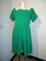 Ted Baker appeltjes groene stretch jurk wijde hals 5/44