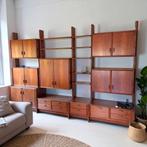 Vintage modulair wandsysteem | teak deens design | rt Möbel, Ophalen, 200 cm of meer, Met deur(en), Teakhout