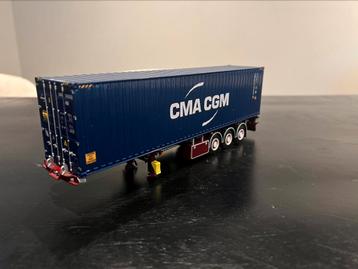 Wsi Trailer Røling + 40ft container beschikbaar voor biedingen