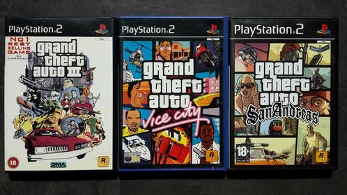 PS2 - Grand Theft Auto Set - PlayStation 2 GTA Vice City, Spelcomputers en Games, Games | Sony PlayStation 2, Zo goed als nieuw