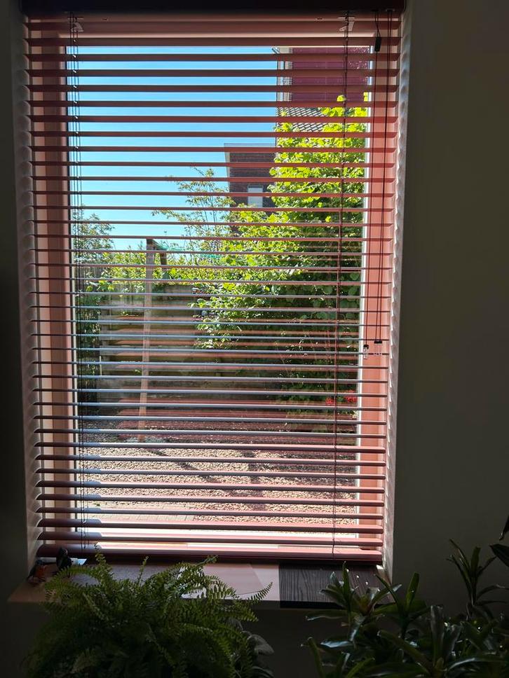 Sunway Jaloezieën, Huis en Inrichting, Stoffering | Gordijnen en Lamellen, Zo goed als nieuw, 150 tot 200 cm, 100 tot 150 cm, Bruin