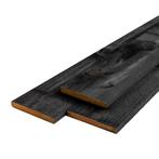 Douglas planken, zwart gespoten. Rechte planken! (*), Tuin en Terras, Palen, Balken en Planken, Ophalen of Verzenden, Nieuw