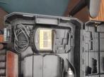 Dewalt Accu Schaafmachine met Accu, Lader en Koffer, Ophalen of Verzenden, Gebruikt, Accu
