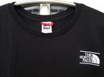 Diepzwart The North Face shirt met print maat L valt als M, Ophalen, Maat 48/50 (M), Zwart, Zo goed als nieuw