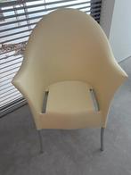 Lord Yo Moderne crèmekleurige stoel, Ophalen, Kunststof, Wit, Zo goed als nieuw