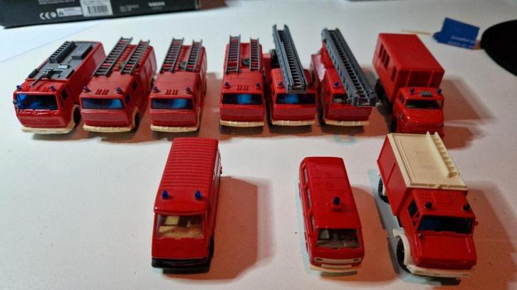 Wiking brandweerauto's, Hobby en Vrije tijd, Modelauto's | 1:87, Zo goed als nieuw, Wiking, Ophalen