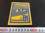 sticker Veldhoven EXPO Huishoudbeurs 1981, Ophalen, Zo goed als nieuw, Bedrijf of Vereniging