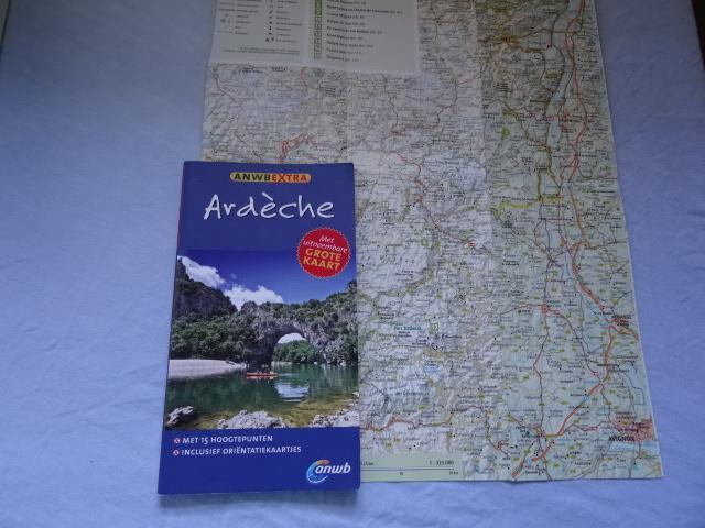 Ardeche , anwb extra reisgids , met de grote landkaart, Boeken, Reisgidsen, Zo goed als nieuw, Reisgids of -boek, Europa, ANWB