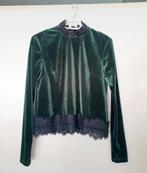 Nieuw groen velvet top Nikkie, Kleding | Dames, Tops, Nieuw, Ophalen of Verzenden, Nikkie, Lange mouw