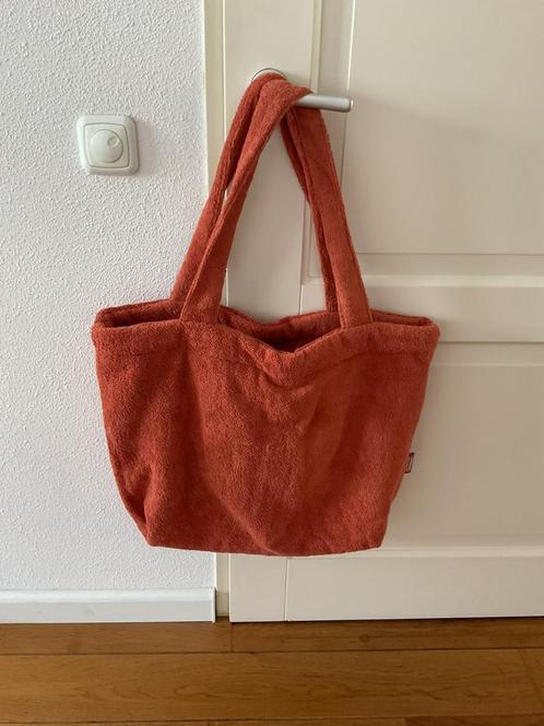 Terra kleurige strandtas met hamamdoek van 180x180, Nieuw, Sieraden, Tassen en Uiterlijk, Tassen | Reistassen en Weekendtassen