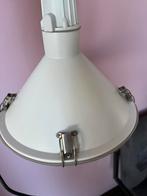 Witte Industriële Hanglamp, Ophalen of Verzenden, Gebruikt, Metaal, Minder dan 50 cm