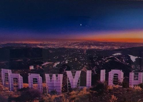 Groot plexiglas HOLLYWOOD Valley!, Huis en Inrichting, Woonaccessoires | Schilderijen, Tekeningen en Foto's, Zo goed als nieuw