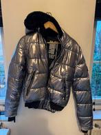 Super Rebel zilveren ski-jas maat 176, Ophalen of Verzenden, Gebruikt, Meisje, Jas