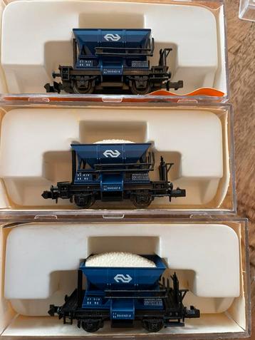 Ibertren 3x kalkwagens NS N-Spoor beschikbaar voor biedingen