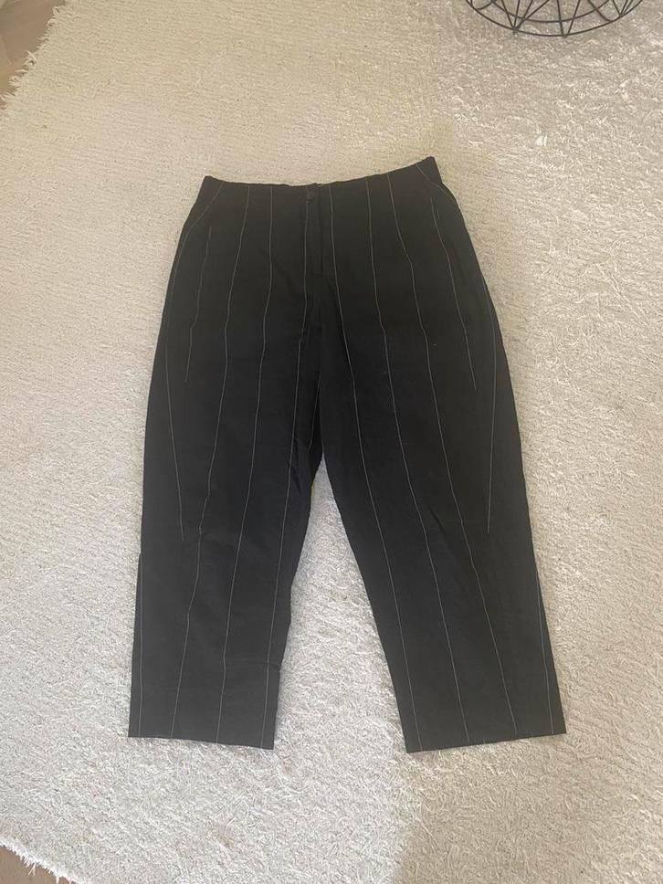 OSKA Donkerblauw Broek - Maat M met streepje, Kleding | Dames, Broeken en Pantalons, Zo goed als nieuw, Maat 38/40 (M), Blauw