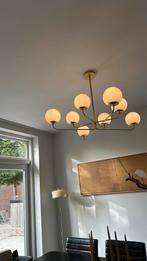 Kroonluchter witte bollen hanglamp la redoute, Ophalen of Verzenden, Zo goed als nieuw, 75 cm of meer