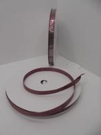 LINT SATIJN SATIJNLINT DKR. ROOD BRUIN 6 MM 10 MTR NIEUW, -, -, Nieuw, Ophalen of Verzenden