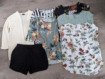 T-shirt, vest en korte broek Only maat XS/34 beschikbaar voor biedingen