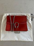 Gucci Red Suède Medium Dyonisus Shoulder Bag, Overige merken, Gebruikt, Ophalen of Verzenden, Leer
