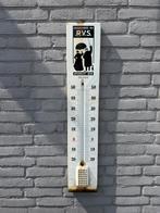 Grote RVS emaille reclame thermometer, Ophalen of Verzenden