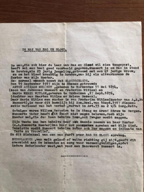 Verzet. Illegaal geschriftje waarin Mussert wordt bespot:, Boeken, Oorlog en Militair, Zo goed als nieuw, Overige onderwerpen