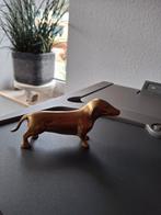 Bronzen Teckel Beeld, Antiek en Kunst, Antiek | Koper en Brons, Ophalen, Koper