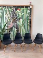 4x Vitra DSW (as new!!), Huis en Inrichting, Stoelen, Zwart, Zo goed als nieuw, Vier, Vitra