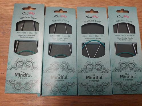Set van 4 KnitPro Mindful Lace 60 cm vaste rondbreinaalden, Hobby en Vrije tijd, Breien en Haken, Nieuw, Breien, Naald, Ophalen of Verzenden