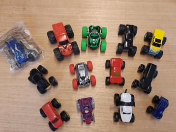 Monstertrucks Partijtje 13 x HotWheels MonsterJam PBS beschikbaar voor biedingen