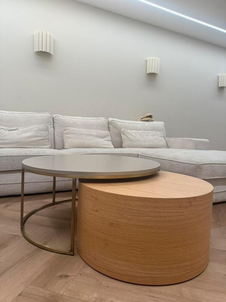 Mooie salontafel!!, Huis en Inrichting, Tafels | Salontafels, Zo goed als nieuw, 75 cm of meer, 50 tot 100 cm, 50 tot 100 cm, Rond