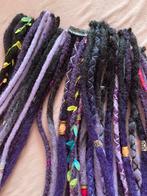 Paarse dreadlocks clip ins, Ophalen of Verzenden, Zo goed als nieuw, Haarspeld