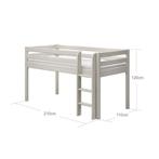 FLEXA kinderbed halfhoogslaper, ladder, veiligheidsrek, Ophalen, 85 tot 100 cm, Gebruikt, Hoogslaper of Stapelbed