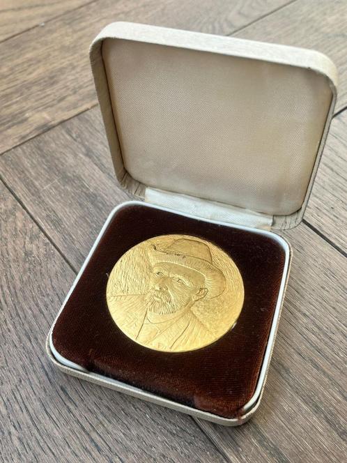 Penning tgv officiële opening Vincent van Gogh Museum!, Postzegels en Munten, Edelmetalen en Baren, Goud, Ophalen of Verzenden
