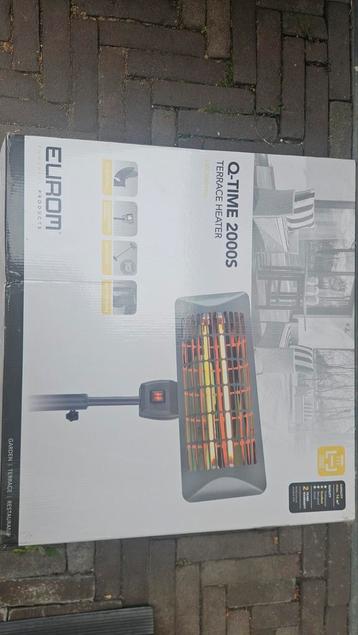 Eurom Q-Time 2000S Terrasverwarmer - Nieuw in doos beschikbaar voor biedingen