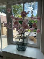 Glazen Vaas Kara Grey 2x, Ophalen, Overige kleuren, Minder dan 50 cm, Glas