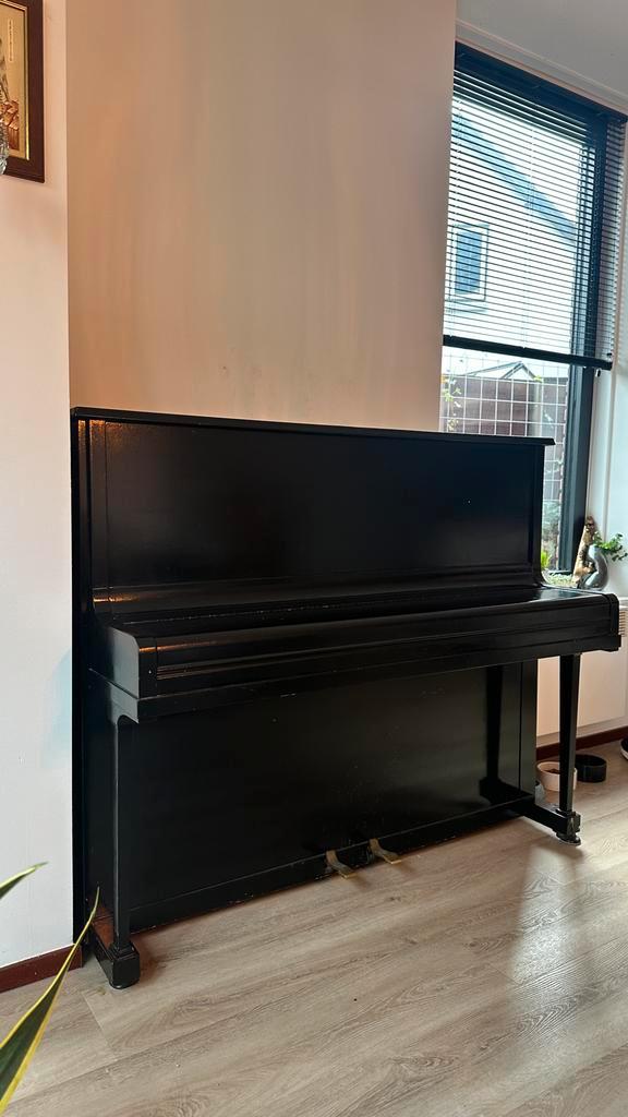 Mooie Grotrian Steinweg gebruikte piano, Muziek en Instrumenten, Piano's, Gebruikt, Piano, Zwart, Ophalen